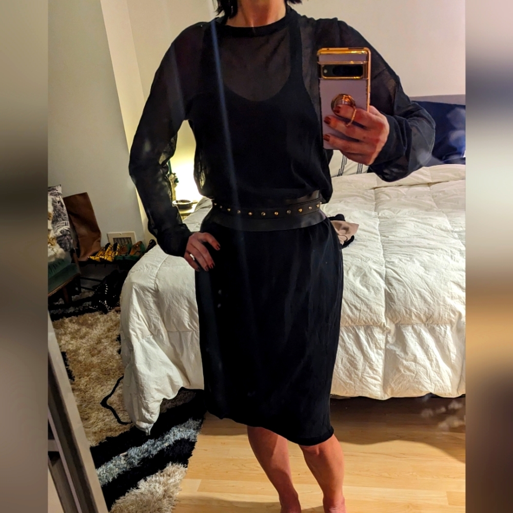 Helmut Lang Built in Tank Dress in a Dress